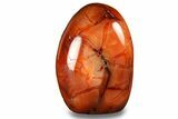 Free-Standing, Polished Carnelian Agate - Madagascar #283478-1